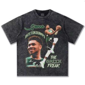 Brother American Style Washed Heavy Short Sleeve Cross-border Direct Injection Print Small Collar Hip-hop 100% Pure Cotton 300g T-shirt