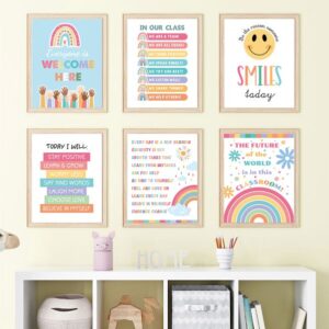 Wall Stickers Inspirational Poster Decoration Painting Nordic Home Living Room Bedroom Frameless Wallpaper