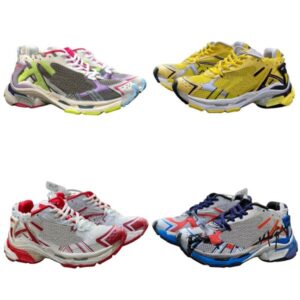 Classic running shoes men's breathable designer shoes women's letter sneakers lace up trainning shoes mesh round toe platform shoes non slip rubber bottom outdoor