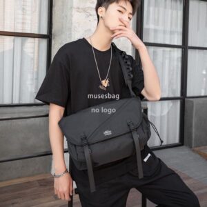 Men's work bag crossbody bag cross bag fashion Harajuku function college student postman computer casual backpack woman