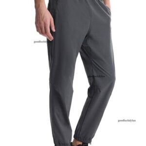 alocardio 5A Quality gym clothing men Long Pants Men's Athletic Running Pants with Cuffed Bottoms – Quick-Dry Fitness Trousers Grey Black Tibetan blue