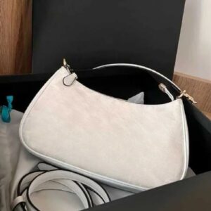 Designer Underarm Small Handbags Women Shoulder Bag Soft Hobo Half-moon ladies Baguette Purse Chain Strap Croissant bags fashion trend good match 2025