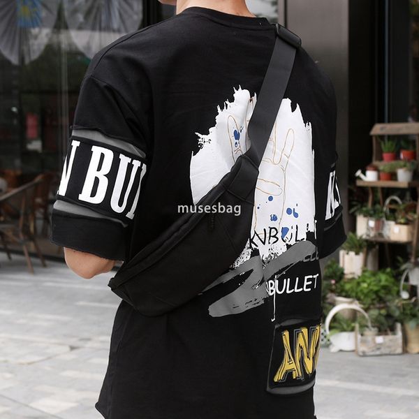 New Fanny pack outdoor multi-functional chest bag men's leisure sports fitness dead fly fashion crossbody bag a hair