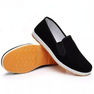 New Fashion Old Beijing Cloth Shoes for Men Traditional Chinese Style Kung Fu Bruce Lee Tai Chi Retro Rubber Sole Flats Women Shoes 36-45 Lao Beijing Shoes Comfortable