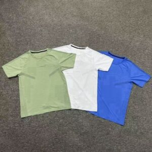 Mens tech t shirts summer ice silk t-shirt designer casual sports mesh tee fitness basketball quick dry soccer gym shirt running training sportswear jogger tracksuit
