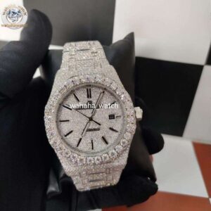 Luxury automatic mechanical watch can pass the diamond test pen test Frozen texture Designer men's and women's watches VVS Moissanite watch Free delivery logistics