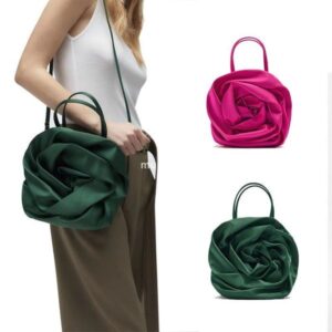 A niche designer bag for women high-quality silk flower bag single shoulder crossbody small square bag mini classic luxury card clip credit card coin wallet