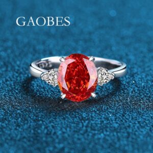 Exquisite Multicolored Diamond Solitaire Ring Crafted from Premium 925 Sterling Silver