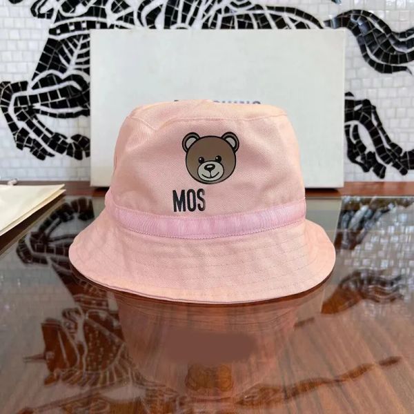 Designer Kids Hats Baby Girl Bucket Hat Boys Sunhat Summer Sunscreen Caps Casual Fashion Cap White Red Single-sided Sunhat Children Beanies