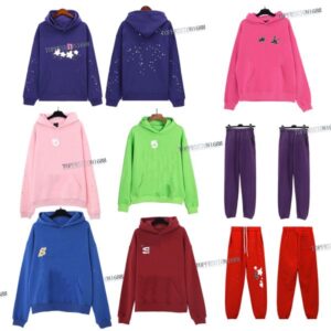 hoodies trainingspak hoody sp der hoodie young 555 sp5ser hoody 555555 mens hoodie tracksuit young Print Web Graphic Pink Sweatshirts Hoodies Designer Sweatpants