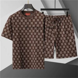 gocci Designer Mens Tracksuits Sets Jogger Sweatshirts Sports Jogging Suits Man Tracksuits Two Piece Set T Shirt Summer Printed Short Sleeve 424