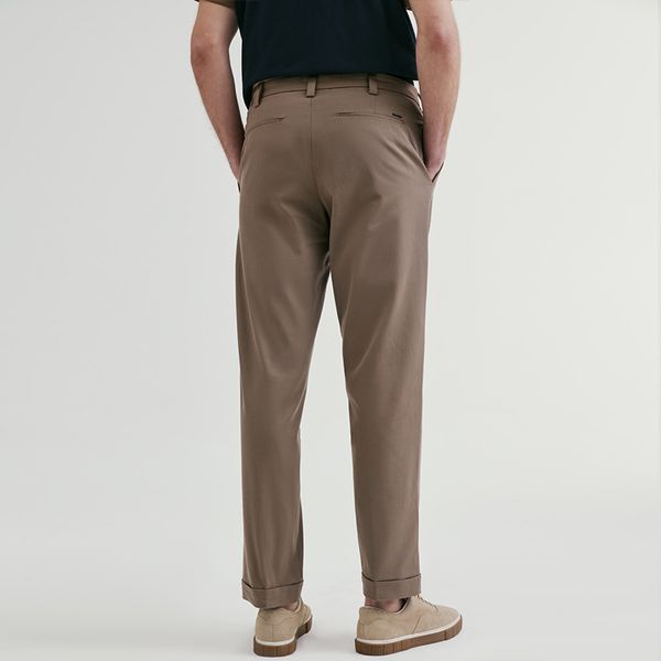 BXS/Men's Beige Business Casual Pants/Khaki Casual Trousers for Men/Office-to-Weekend Beige Chinos/luxury designer