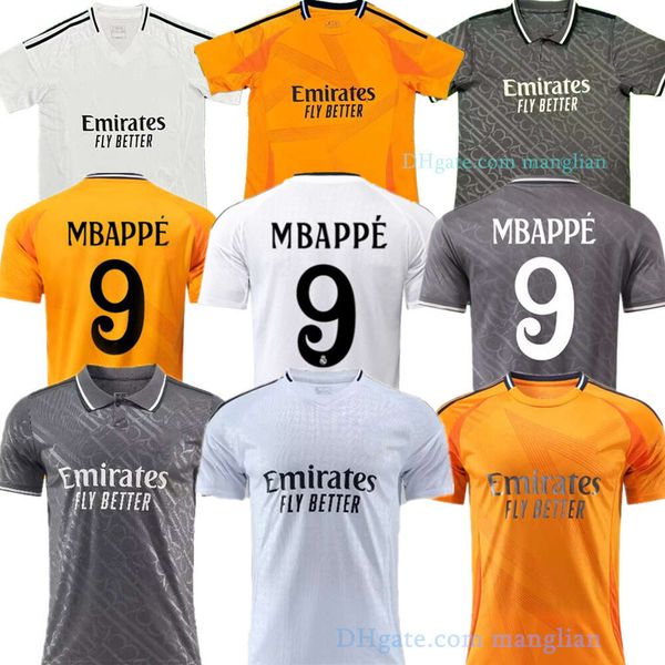 24 25 season soccer jerseys Kids set BELLINGHAM VINI JR Mens Mbappe Home Shirt 24/25 TCHOUAMENI football shirt CAMAVINGA RODRYGO Camisetas fans player Men jerseys