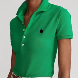Designer women's polo shirt short sleeved T-shirt casual slim fit small horse logo embroidery