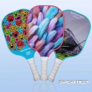 Professional SPORTKEY Pickleball Package – Durable Carbon-Fibre Materials