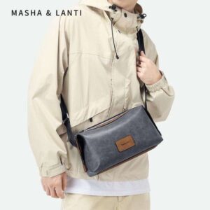 mini bag 2025 new shoulder men's large capacity summer leisure business commuting crossbody small square bag