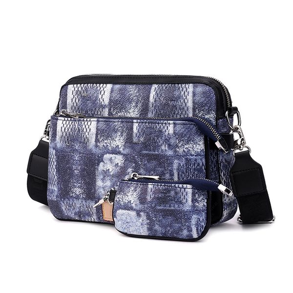 Fashion TRIO Designer bags Mens Shoulder Bags Leather Briefcases Bolsas Men Women Messenger Wedding Dress business Crossbody Bag Handbags Purses