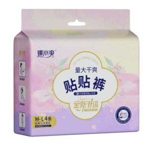 Na Xiaoshuang stickon pants safe pants stick-on pants sanitary napkins maternity confinement special instant absorption and leak proof sleeping pants XL size