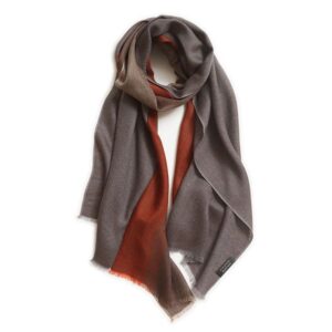100% cashmere scarf men's double-layer gradient scarf –820973