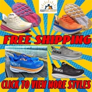 Shoes Running hokah hokahs shoes clifton 9 men women Triple Black Coastal Sand bondi 8 Bellwether Blue Castlerock outdoor trainer 36-45 size red comfort yellow orange