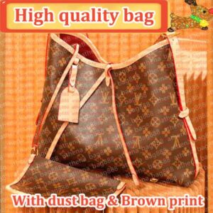 Designer Bag Tote Bag Shoulder Bag Luxury Bag High Quality women's handbag Purse Beach Bag Cowhide Mother Bag Large capacity Brown design shopping bag Luxury Designer
