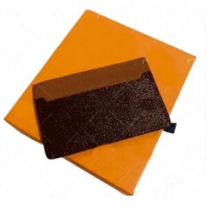 Mens Designers Card ID Holder Classic Casual Credit Wallets Women's Leather Ultra Slim Wallet Packet Bag Holders with box Hei