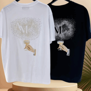 Hip Hop Inspired Men's Champagne Graphic Tee – Unisex Designer Casual Shirt