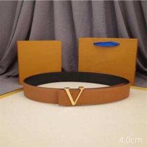 Fashion buckle genuine leather belt Width 40mm 18 Styles Highly Quality with Box designer men women mens belts