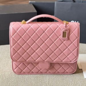 Brief Case Backpack 31cm Designer Womens Shoulder Bag Patent Leather/Sheepskin Diamond Gold Hardware Buckle Luxury Handbag Bags Schoolbag Airport Shopping Bags