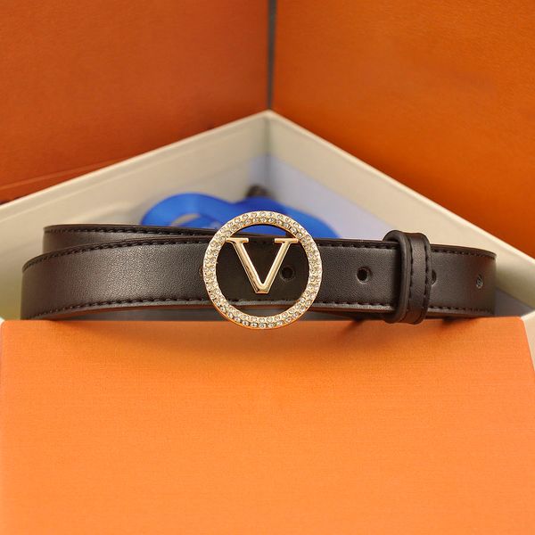 Luxury Belt Designer Genuine Leather Belts for Woman Width 2.3 cm Fashion 4 Colors Wholesale