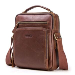 men bag New Top Layer Cowhide Fashion Casual Single Shoulder Crossbody Multifunctional Handheld Genuine Men's Leather Bag b5 7f