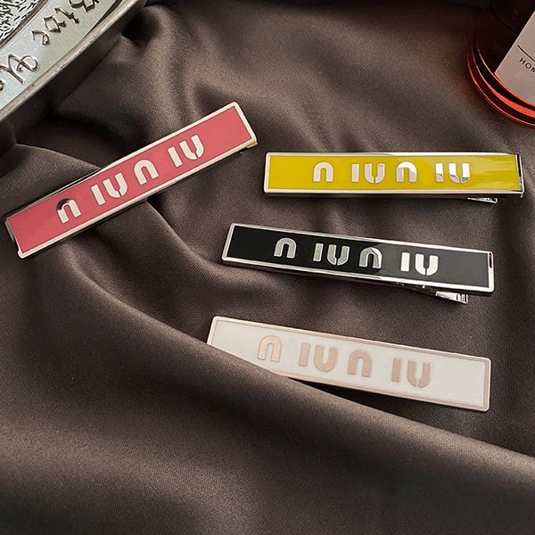 Luxury Barrettes Designer Womens Girls Hairpin High Quality Metal Brand Classic Hairclips Fashion Letter Shark Hairpin Hair Clips Hair Accessories