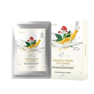 TONYSOGI GINSENG VIRGIN PULP MASK Anti-Aging, Natural Plant Extracts, Hydrating, Antioxidant Rich Facial Treatment