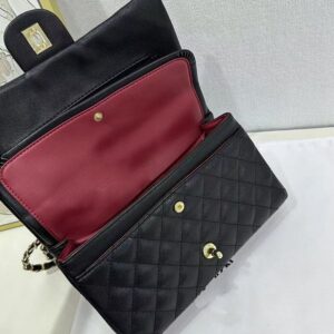 Designer bag Classic leather Woman Women luxurys Shoulder bag Handbags Messenger Clutch Flap crossbody Wallet lady clutch Fortune bag 25.5m