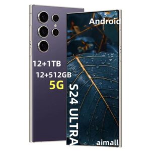 6.8 in 5G S24 Ultra Cell Phones Unlock Touch Screen Mobile Phone Androids s25 Smartphone Camera Telephone HD Display Face Recognition 512GB 1TB Local Warehouse