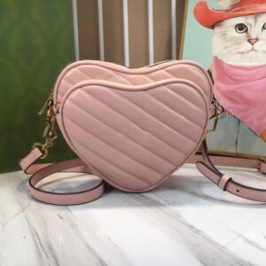 Designer Crossbody Bag Handbag Designer Bag Luxury Handbags Designers Womens Purse High Quality Genuine Leather Heart Bag Mini Pink Purse For Women Cross Body Bag