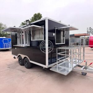 Portable Mobile Food Truck Mobile Hot Dog Burger pizza Coffee Concession Food Trailer USA Standard