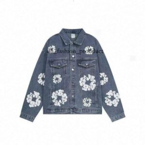 Denim short Hoodie Mens Pullover Designer Kapok Style jacket jeans Sweatshirt Cotton Wreath Hoodie Streetwear Tracksuit Tech Fleece Womens Sportswear 7 122