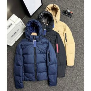 Mens Down Luxury Designer Embroidered winter new down jacket with detachable cap windproof and warm for couples