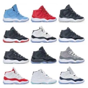 baby kids Big Kid basketball shoes 11 11s XI Cherry Bred Cool Grey Concord Unc Win Like for toddler Boys Girls Children Youth Junior Sneaker Shoes 72-10 size 8c- 4Y 4.5Y 5Y 7y