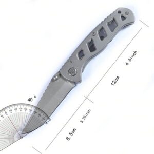 Valentines Day Gifts for Him, Multitool Carabiner with Pocket Knife, EDC Gear with Folding Knives, Bottle Opener, Survival Gear for Camping And Hiking