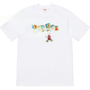 Designer superme t shirts Men's t shirt super American street fashion brand letter embroidery short sleeves men's pure cotton plus size sweat absorbing Y2K hip-hop