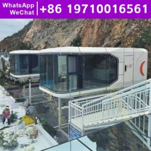 Low Cost Manufactured Home Prefab House Villa Eco-Friendliness Prefabricated Modular House Housing Space Capsule Home Leak Proof