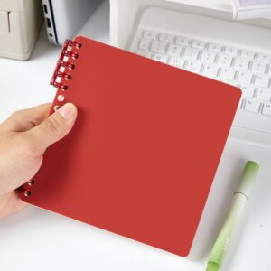 High Contour Square Flipped Top Loose-Leaf Notebook in Horizontal Format