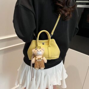 2025 new Designer Fashion Commuter Litchi Pattern Women's Handheld Single Shoulder Diagonal Cross Trendy Bag