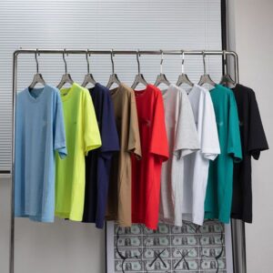 mens designer t shirts classic wave loose tee cotton embroidery women short sleeve