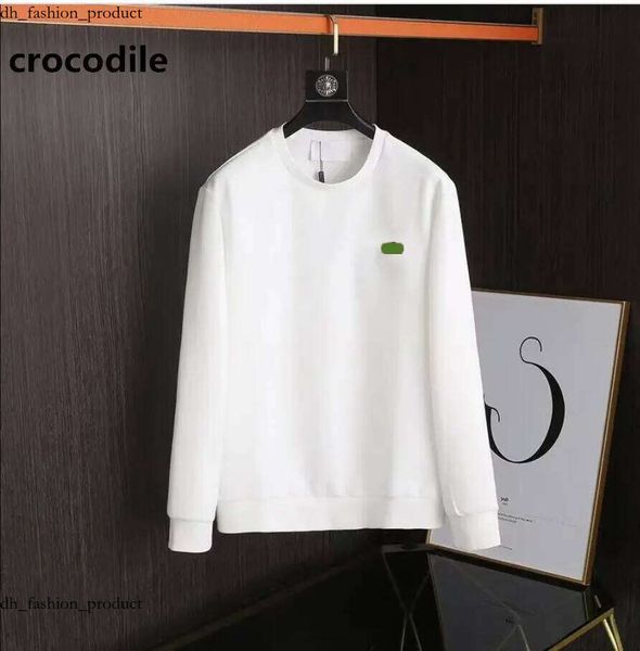 Designer Crocodile Embroidered Men's and Women's T-shirts and Hoodies Printed Fashion Men's T-shirts Short Sleeves Luxury Hip Hop Street Clothing 6d9