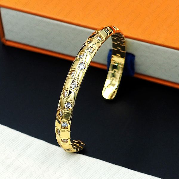 Designer Bracelet Luxury Bangle Jewelry Jewellery Gold Bracelet Silver Bracelet Open Cuff Bracelet Premium Adjustable Size Elegant Gift for Women and Girls