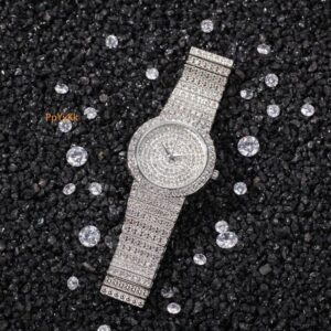 Luxury Jewelry VVS Moissanite High Quality New Men Watch All Over Diamonds Starry Hip Hop Mechanical Fashion Versatile Designer Pass the diamond tester