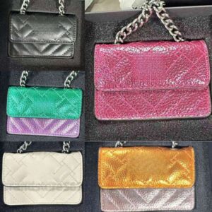 Eaglehead Bag Designer Bag Mini Shoulder Embroidered Kurt Gegiered Thread Colored Patchwork Bright Chain Evening Bags Handbag High Quality Classic